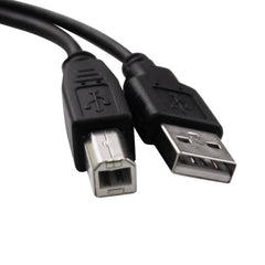 ReadyPlug USB Cable For: DELL 2155CDN Multifunction Color Laser Printer w/Networking & Duplexer (10 Feet, Black)-USB Cable-ReadyPlug