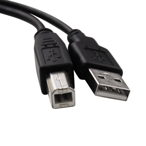 ReadyPlug USB Cable For: Brother QL-710W High-Speed Label Printer (10 Feet, Black)-USB Cable-ReadyPlug