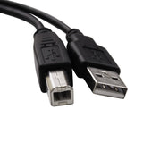 ReadyPlug USB Cable For: Lexmark CX310dn Color Laser Multifunction Printer (10 Feet, Black)-USB Cable-ReadyPlug