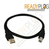 3ft ReadyPlug USB 2.0 Printer Cable A to B for: HP, DELL, CANON, BROTHER, EPSON-USB Cable-ReadyPlug