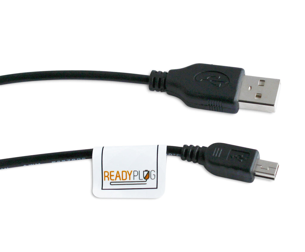 3ft ReadyPlug USB Cable for Canon PowerShot ELPH 340 (Black)-USB Cable-ReadyPlug